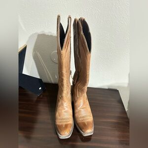 Ariat Brown Leather Heeled Boots